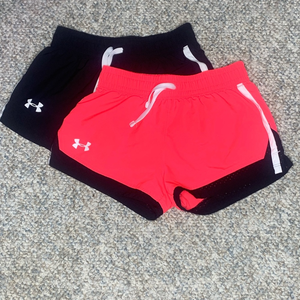 Girls under armor shorts